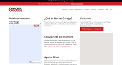 Desktop Screenshot of hackergarage.mx