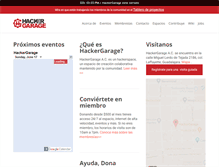 Tablet Screenshot of hackergarage.mx